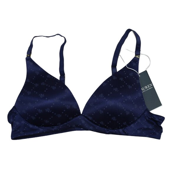 Ralph Lauren Comfort Wire-Free Full Coverage Padded Logo Women's T-Shirt Bra NWT - Picture 1 of 2